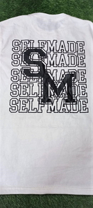 T-shirt d'été pour homme de haute qualité 100% coton, blanc uni, impression sérigraphique, t-shirt surdimensionné - Product Image 3