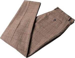 Nuevos Pantalones de Vestir a Rayas para Hombre, Corte Slim Fit, Formales de Negocios, Casuales de Oficina, Diseño Elegante y Moderno, OEM ODM - Product Image 3