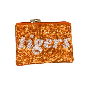 Gameday beaded <b>and</b> sequins <b>coin</b> <b>purse</b> handcrafted trendy minibag for <b>card</b> <b>and</b> small essentials - Product Image 1