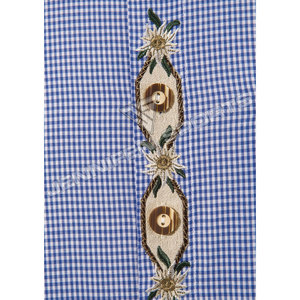 Bavarian Oktoberfest <b>Costume</b> Plaid Short Sleeves Shirt 100% Cotton Fabric <b>For</b> Halloween Carnival <b>Cosplay</b> Game <b>Costume</b> & Cultural - Product Image 2