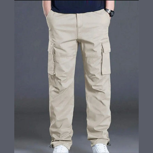 Pantalones de Trabajo para Hombre al por Mayor, de Algodón de Peso Medio, Ecológicos, Transpirables, Casuales, para Fitness, Deportes, con Logotipo Personalizado - Product Image 5