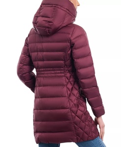 <b>Women's</b> Padded <b>Parka</b> <b>Jacket</b> Warm Winter Hooded Outdoor Coat Water Resistant Fashion Outerwear Wholesale Supplier Water Repellent - Product Image 3