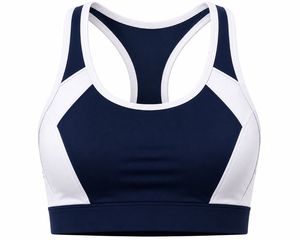 เสื้อชั้นในกีฬาแบบ Racerback สำหรับผู้หญิง คอกลม ไร้ตะเข็บ ระบายอากาศได้ดี แห้งเร็ว น้ำหนักเบา รองรับได้ดี เป็นมิตรกับสิ่งแวดล้อม ผลิตจากผ้าสแปนเด็กซ์/โพลีเอสเตอร์ - Product Image 1