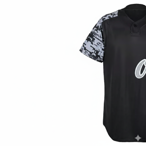 Pantalones y Camisetas de Béisbol Sublimadas de Primera Calidad, 100% Poliéster |   Camiseta de Manga Corta Transpirable, Ligera y de Secado Rápido, Talla Grande, Personalizada - Product Image 4
