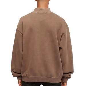 Artículo en Venta Caliente 2026, Sudadera Oversize con Cuello Redondo, Sudadera de Felpa para Hombre con Personalización y Color - Product Image 3