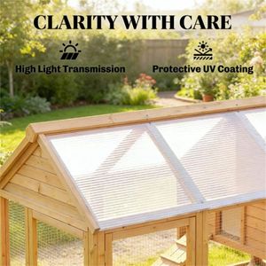 Panneau de serre transparent pour serres de jardin et pièces - Product Image 3