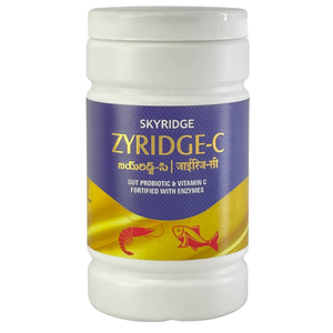 Skyridge Zyridge-C Aquaculture Probiotic with Vitamin C Enzymes for Fish Shrimp Health Growth Booster Supplement <b>Feed</b> <b>Additive</b> - Product Image 1
