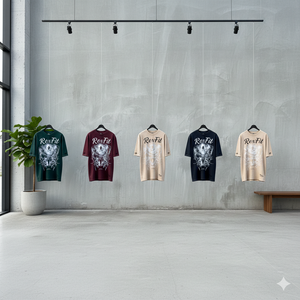 เสื้อยืด Rexfit Sports ทรงโอเวอร์ไซส์ วินเทจ ล้างสีแบบแอซิดวอช พิมพ์ลายตามสั่ง เสื้อผ้าสตรีทแวร์ สีซีดจางแบบซันเฟด ผ้าฝ้ายเนื้อดี - Product Image 5