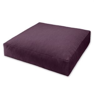 Cuscino da pavimento Brio Large Decor Microvelvet Pinot, morbido cuscino per meditazione e yoga - Product Image 1