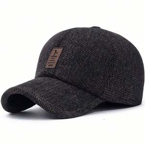 Gorra Deportiva de Otoño e Invierno para Hombres de Mediana Edad y Mayores, Gorra de Béisbol de Algodón para Ciclismo al Aire Libre, Estilo Urbano, Cálida y Protectora para los Oídos - Product Image 4