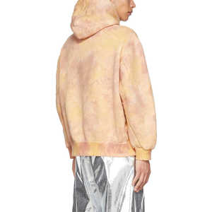 OEM/ODM Acid Washed Pullover Hoodies for Men <b>Sun</b> Faded Distressed Vintage <b>Spray</b> Monkey Dyed Men Hoodie - Product Image 5