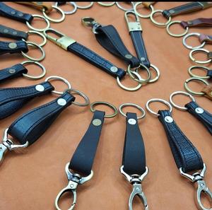 <b>Custom</b> Handmade Full Grain Leather Vintage Durable Multi-Function Personalized Keychains Wallet & Car <b>Key</b> Protection Accessories - Product Image 1