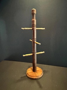 <b>Desktop</b> Wooden Cup Holder Home Living Room Storage Rack Creative Living Room <b>Shelf</b> Organizer Cup Holder Hanging Rack - Product Image 1