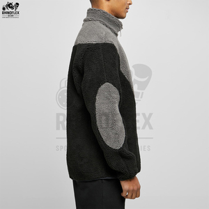 Custom Logo Solid Color <b>Sherpa</b> <b>Jacket</b> Breathable Winter <b>Jackets</b> <b>For</b> <b>Man</b> Long Sleeve <b>Sherpa</b> <b>Jacket</b> <b>Men's</b> - Product Image 3