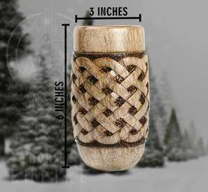 Mug à café en bois de luxe - Écologique, compatible micro-ondes, design classique pour la maison, les hôtels, les restaurants, meilleur cadeau pour la décoration de table - Product Image 3