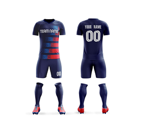Maillot de football personnalisé unisexe, col en V, sans manches, design uni sublimé, 100% polyester, respirant et anti-transpiration - Product Image 1