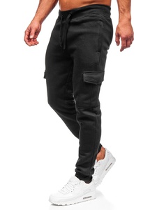 Clush Industries Men's Winter Streetwear Relaxed Fit Drawstring Mid Waist Midweight <b>Polyester</b>/Cotton Sweatpants <b>Joggers</b> - Product Image 5