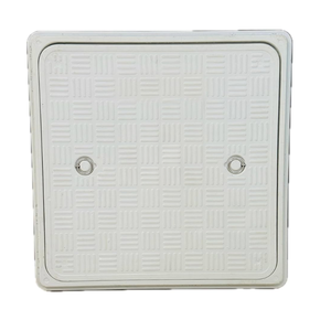 Couvercle de regard carré en PRV (Plastique Renforcé de Fibre de Verre) 36x36, robuste, en composite, pour usage intensif - Product Image 4