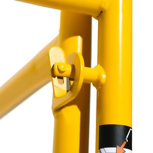 Barrière de sécurité pour échafaudage Baker de 6 pieds, capacité de charge de 55,4 lb, en acier au carbone, antirouille, longueur de 6 pieds - Product Image 1