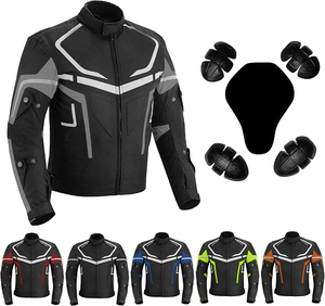 Chaqueta de Motocicleta para Hombre SAMROZ SPORTS, Impermeable, con Protección CE, para Motociclistas, Abrigo Protector para Hombre - Product Image 4