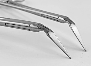 Pinzas Anguladas Stieglitz para Fragmentos de Raíz Dental, 14 cm, Acero Inoxidable de Alta Calidad, Manuales, Certificación CE, Reutilizables, Más Vendidas - Product Image 2