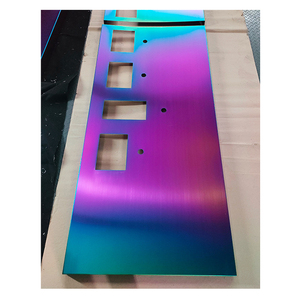 Plaque colorée arc-en-ciel produite avec la technologie PVD pour l'équipement intérieur des hôtels, des villas et des centres commerciaux - Product Image 2