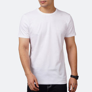 Camisetas Personalizadas de Secado Rápido para Hombre, Manga Corta, Diseño Sólido, Poliéster/Algodón, para Uso en Exteriores, Último Diseño, Alta Calidad - Product Image 1