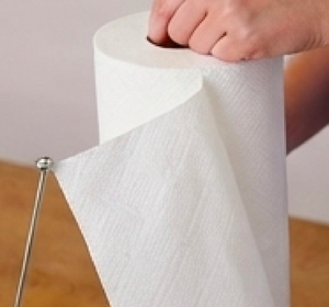 Silver Iron <b>Paper</b> Towel Holder Durable Napkin Roll Holder Perfect For <b>Kitchen</b> Office Table Use Wedding And Dining Use - Product Image 4