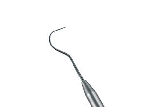 Sonde Explorer Sickle 23 à extrémité unique en acier inoxydable, instrument de diagnostic dentaire pour la détection interproximale et des caries - Product Image 3