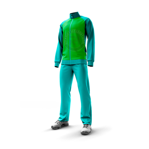 Survêtement en polyester et coton de qualité supérieure, matière respirante, toucher doux, idéal pour la salle de sport, le sport, le jogging et le confort quotidien. - Product Image 4