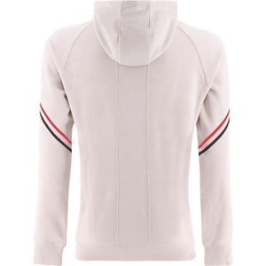 เสื้อฮู้ดดี้โอเวอร์ไซส์ผู้ชาย พิมพ์ลายแบบซับลิเมชั่นตามสั่ง โลโก้แบรนด์ ผ้าฝ้ายออร์แกนิค 100% ระบายอากาศได้ดี เนื้อผ้าฟลีซหนานุ่ม - Product Image 2