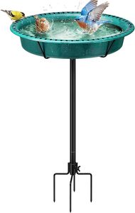 New Arrival Newstyle Metal <b>Bird</b> Bath With Durable <b>Stand</b> For Backyard Lawn Decoration And <b>Bird</b> Water Feeding Purpose Daily - Product Image 4