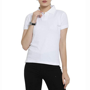 Camisetas tipo polo para mujer de textura suave, cómodas para el uso diario, de corte ajustado y estilo moderno. - Product Image 1