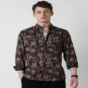 Hombres Otoño Invierno Nueva manga completa Casual Camisa al aire libre Primavera Otoño Diseño Color sólido Camisa de los hombres - Product Image 1