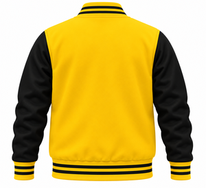 Chaqueta Varsity de Alta Calidad para Hombre, Ropa Exterior Informal a la Moda, Transpirable, con Mangas de Cuero, Estilo Casual, Chaquetas Varsity de Béisbol para Hombre - Product Image 2