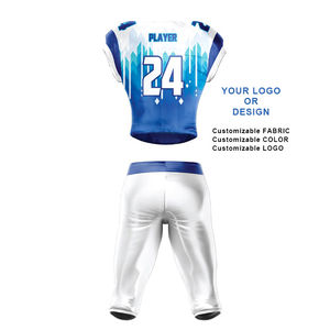 Conjunto de Uniforme Personalizado de Fútbol Americano y Rugby de Última Tendencia con Diseño Múltiple y Manga Corta para Prácticas Deportivas - Product Image 4
