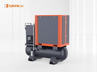 Compresseur d'air à vis tout-en-un avec sécheur d'air pour peinture et revêtement par pulvérisation 22KW 16bar Monotank Refroidi par air PLC