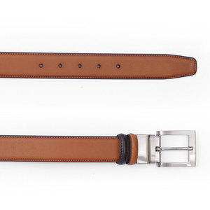 Ceinture en cuir classique réglable pour tenues de travail formelles, décontractées et mode quotidienne avec boucle durable - Product Image 4