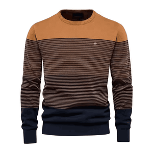 Autumn Winter New Arrivals Custom Logo Jacquard Cotton Wool Knitwear Breathable Custom Knitted <b>Pullover</b> <b>Mens</b> Sweaters <b>Men</b> Print - Product Image 3