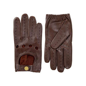 Gants de conduite en cuir pour hommes, à doigts entiers, de qualité supérieure, doux, respirants, design personnalisé, best-seller - Product Image 2