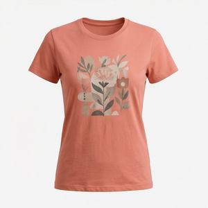 Camiseta de Mujer de Diseño Personalizado Directo, con Estampado de Calidad, para Uso Casual de Verano, Cómoda y Sostenible, de Manga Corta - Product Image 1