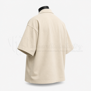 Camisa Casual Personalizada para Hombre, 100% Algodón Twill, Manga Corta, Cierre Completo, Fabricante de Marca Privada ODM, Primavera - Product Image 5