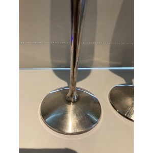 New Arrival Handmade Stainless Steel Champagne Flutes Set Of 2 Elegant Long Stem Wedding <b>Goblets</b> - Product Image 3