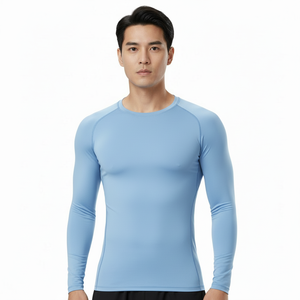 New Arrival UV Protection Breathable Long Sleeve <b>Compression</b> Rash Guard <b>for</b> <b>men</b> and Women's Customized Colors - Product Image 3