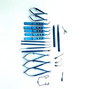 Kit de 21 Piezas de Instrumentos Quirúrgicos Oftálmicos de Titanio, Juego Manual para Cirugía Ocular, Estuche con Instrumentos Quirúrgicos de Acero Inoxidable - Product Image 2