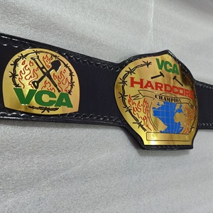 Custom Made Hardcore Champion Belt 2mm Brass <b>Plates</b> Custom <b>Name</b> <b>Plate</b> Championship Belt - Product Image 2