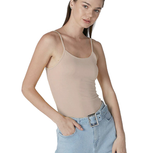 Women's Custom Solid Color Breathable Quick Dry Sporty Tank <b>Tops</b> for Workout & Gym with Custom Brand Label Colors Polyester OEM - Product Image 1