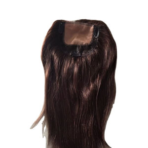 Topper 4x4 para mujer, cabello Remy indio, peluca topper, rizo Yaki Jerry, onda corporal, rastas, onda profunda, cabello Taz, extensión de cabello BD - Product Image 3