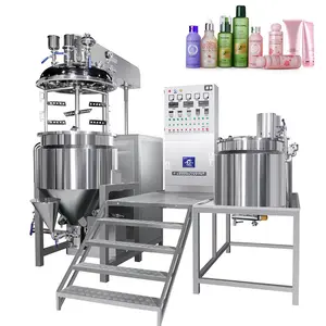 Vacuum Emulsifying Cream Lotion High Shear Mixer Emulsion Homogenizer Making Cosmetic Machine