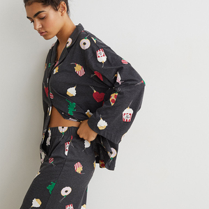 Ensemble de pyjama pour femmes, pyjama de luxe pour femmes, pyjama en plumes pour femmes, vêtements de nuit en plumes - Product Image 2